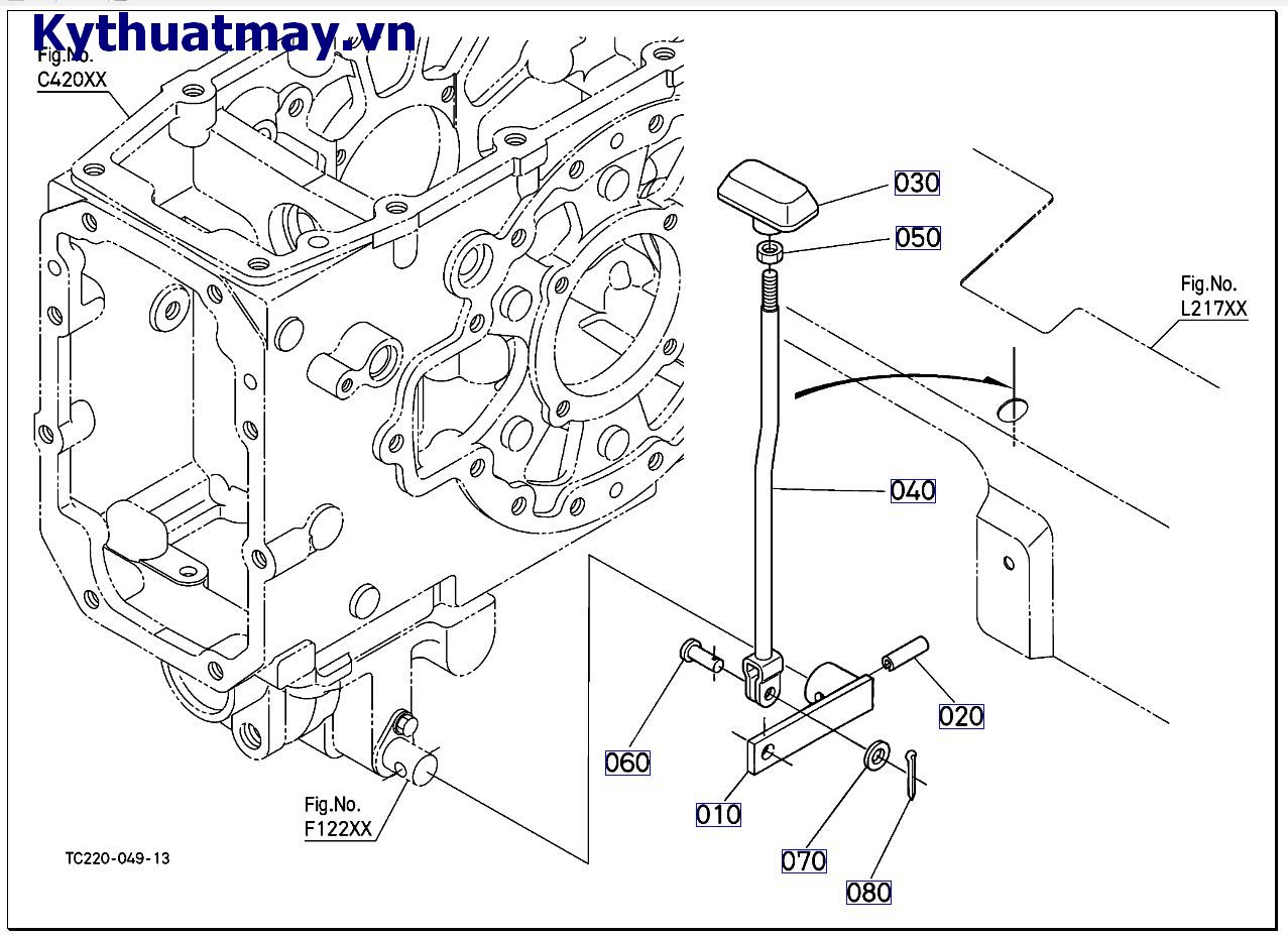 Cần lái bánh xe trước